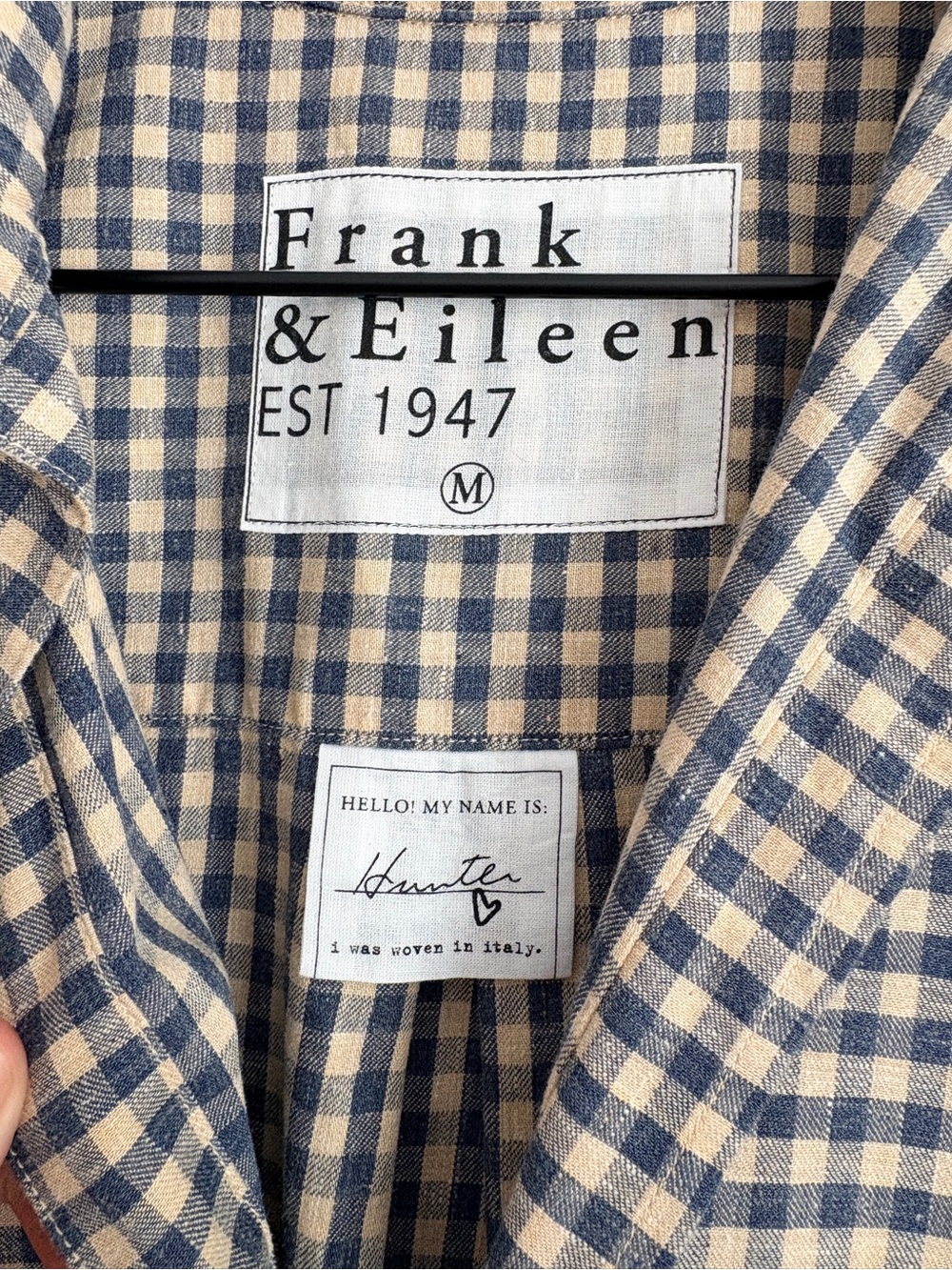 Frank & Eileen Hunter Gingham Plaid Button-Down Dress
